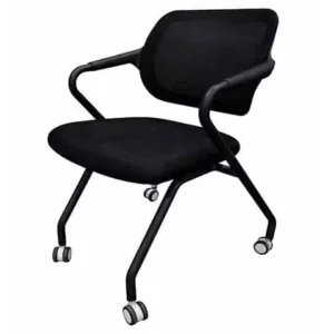 CHAISE VISITEUR AVEC ROULETTE K-170